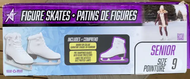 NEW FIGURE SKATES Women's Shoe Size 10 / 10.5 BRAND NEW in Skates & Blades in Oakville / Halton Region - Image 5