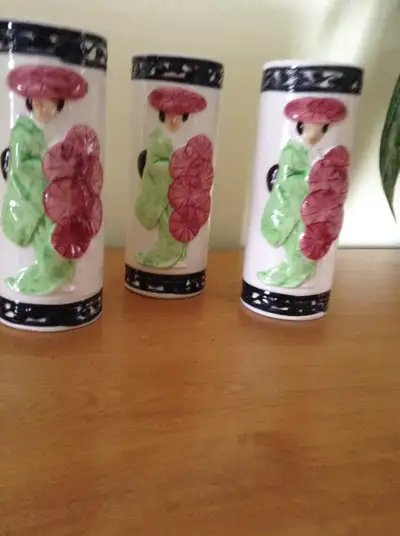 vases Geisha (3) Vintage, View more