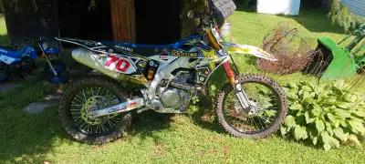 Up for sale, but not for trade or low ballers. New Suzuki RMZ450 with upgraded suspension valued at...