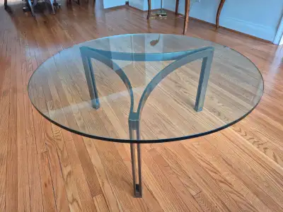 Modern glass coffee table, View more