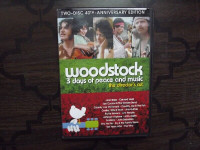 FS: "WOODSTOCK: 3 days of peace and music" 2-DVD 40th Anniversar