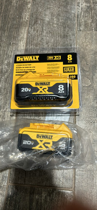 New Dewalt 5Ah+8Ah XR 20V Battery 