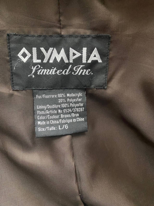 Ladies long faux fur by “Olympia “ in Women's - Tops & Outerwear in Norfolk County - Image 4