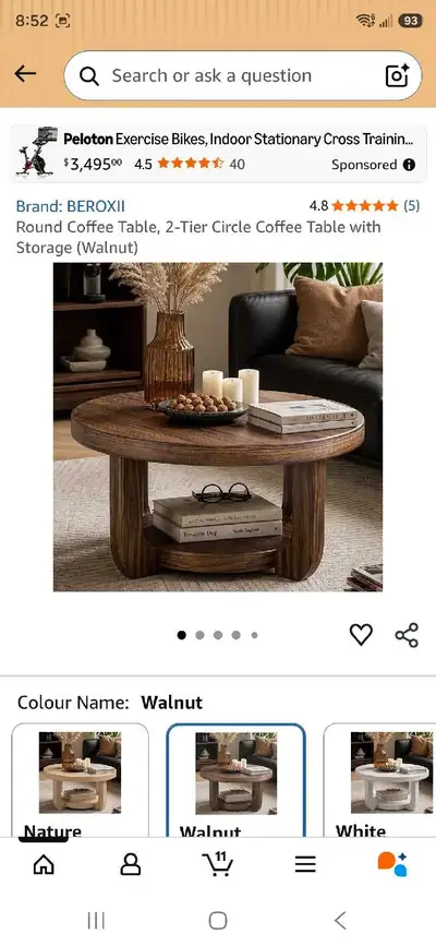 Round Coffee Table, View more