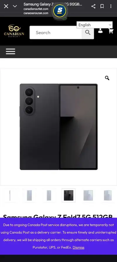 Samsung z fold 7 , View more