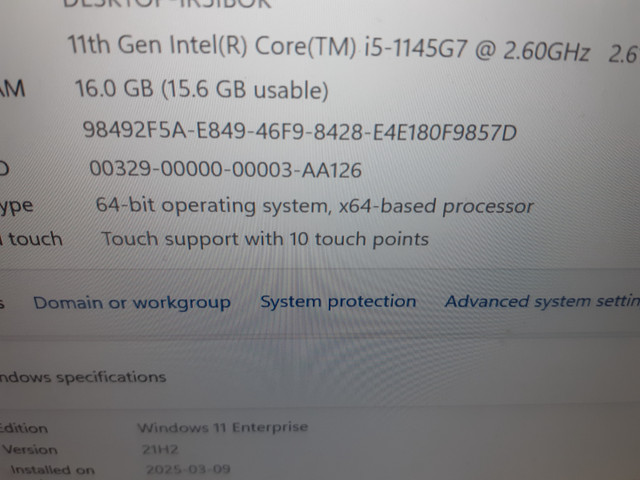 i5 Dynabook A40 Laptop touchscreen for sale in Laptops in Ottawa - Image 2