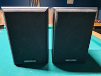 Pair of 4 1/2 inch 2 way book shelf speakers