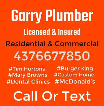 PLUMBER LICENSED, View more