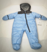 New Carters Boys baby infant  Blue Grey snowsuit 6-9 months