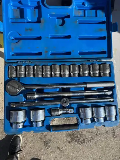 Mastercraft 3/4-in Socket Set 20-pc, Drive, SAE, Steel, Chrome, View more