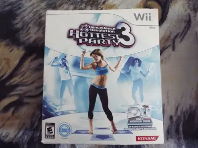 WII TAPIS DANCE HOTTEST 3 EN BOITE AVEC JEUX