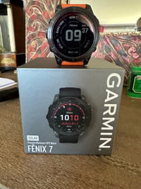 Garmin Fenix 7, solar, midsize, in perfect condition