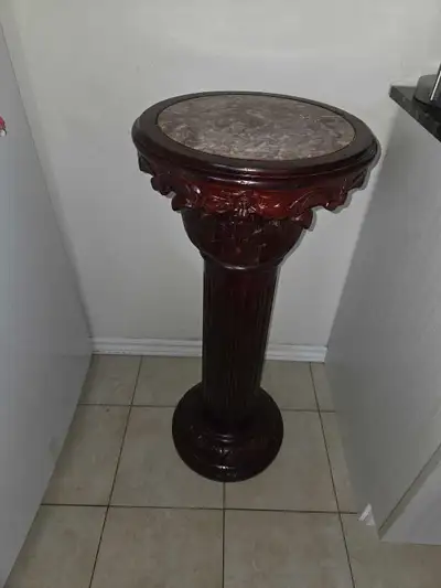 Marble Top Plant Stand, View more