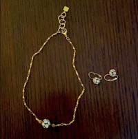 Anne Klein necklace and earrings 