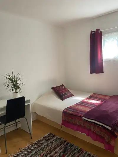 $800;Cozy furnished room for rent on a first floor of a friendly atmosphere house. The kitchen and w...