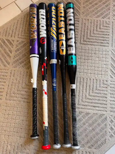 Bats = T-Ball and up to adult 20$ and up - each, View more