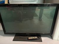 Samsung 42 inch tv with remote and a Sylvania dvd player & remot