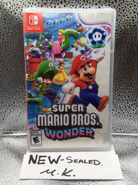 NEW Nintendo Switch Super Mario WONDER.*TRADE* 4 Retro Nes ,Sega