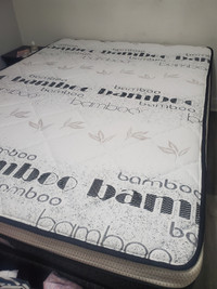 TODAY ONLY Queen size bamboo mattress + boxspring