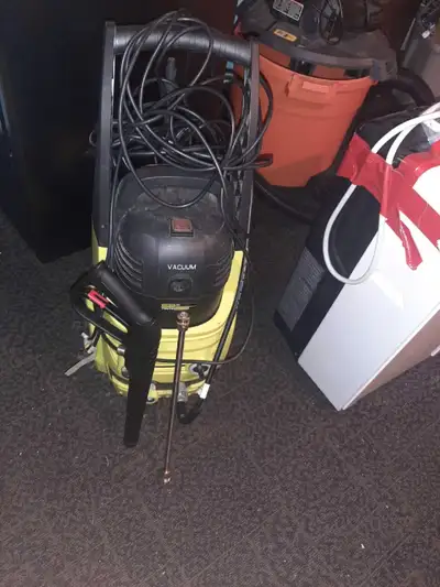 Powerfist pressure washer and vacuum, View more