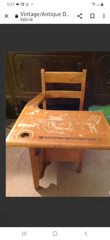 Antique/Vintage Wood Desk for sale  