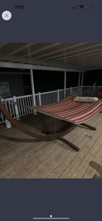 7 foot by 5 foot hammock wood frame