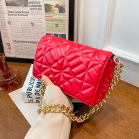 Zara bag handbag crossbody sac cuir leather red rouge dior chain