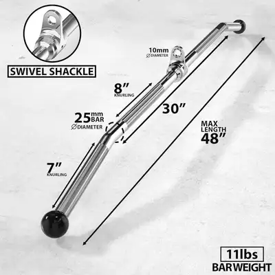 Synergee Lat Bar Cable 48" Universal Attachment, View more
