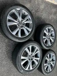Set of  Bridgestone Summer Tires on Rims