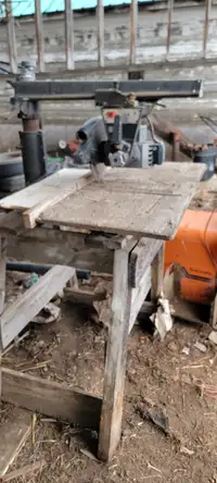 Radial arm saw, mitre saw, table saw