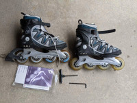 Woman's Roller Blades and Pads 