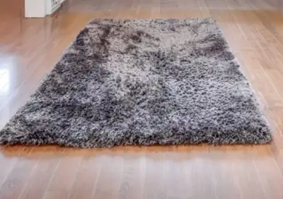 Shag Area Rug in Dark Brown. 4' x 6'.  IT'S AVAILABLE!, View more