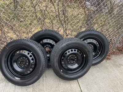 Complete winter wheel and tire package for sale. These are off a 2024 Kia Forte GT Limited. Tire are...