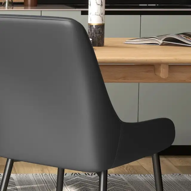 PU Leather Kitchen Chairs with Metal Legs in Chairs & Recliners in Markham / York Region - Image 8