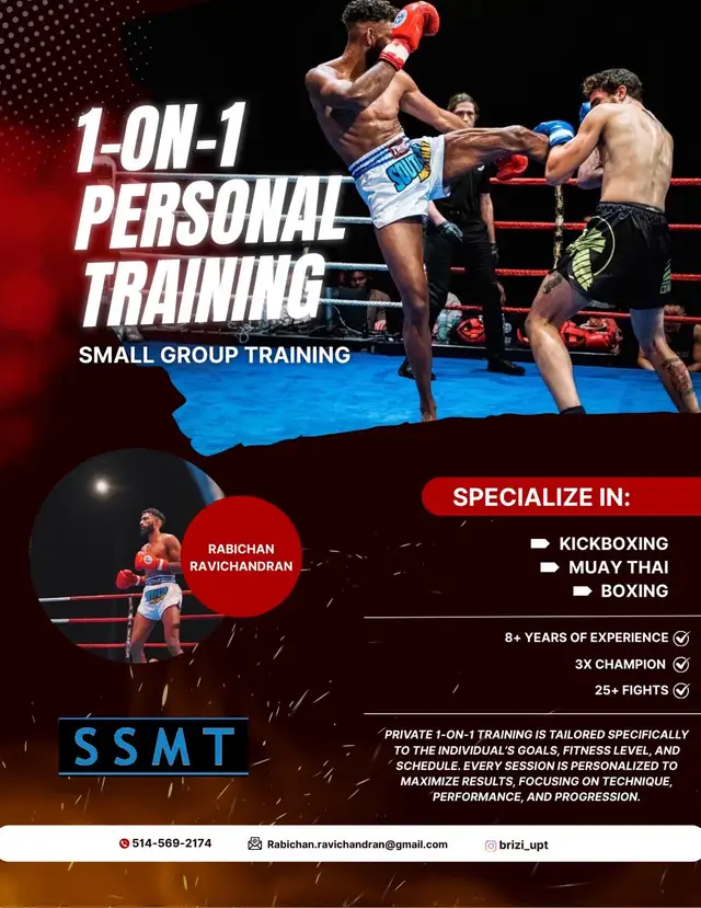 Muay Thai/Kickboxing/Boxing Personal Training64877472375554120