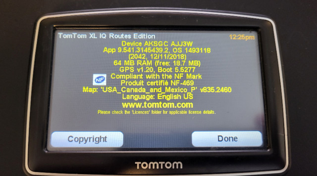 Tomtom GPS xl n14644 dans Appareils électroniques  à Laval/Rive Nord - Image 2
