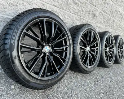 Pirelli Sottozero3 Run Flat Winter Tires and original 18 inch BMW 2 / 3 / 4 Series "Style 796M" Matt...