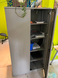 steelcase 5 shelf office file cabinet, 36" wide, excellent shape