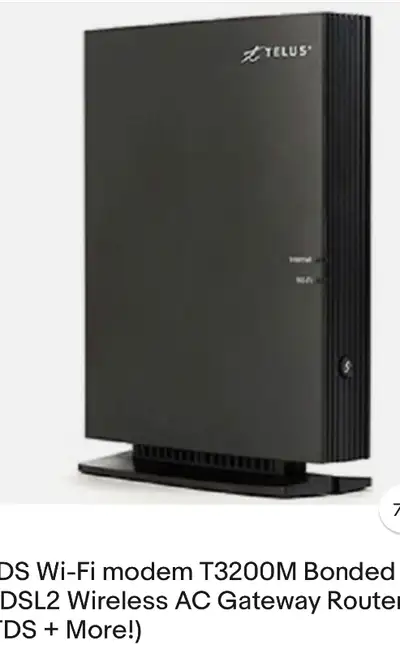 TDS Wi-Fi modem T3200M Bonded VDSL2 Wireless AC Gateway Router**, View more