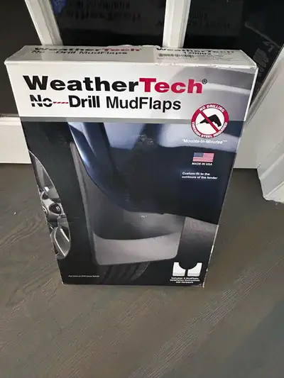 These brand new WeatherTech No-Drill Mudflaps are the perfect solution for keeping your truck clean,...