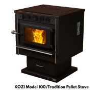 KOZI Wood Pellet Stove - 4 Models To Choose From