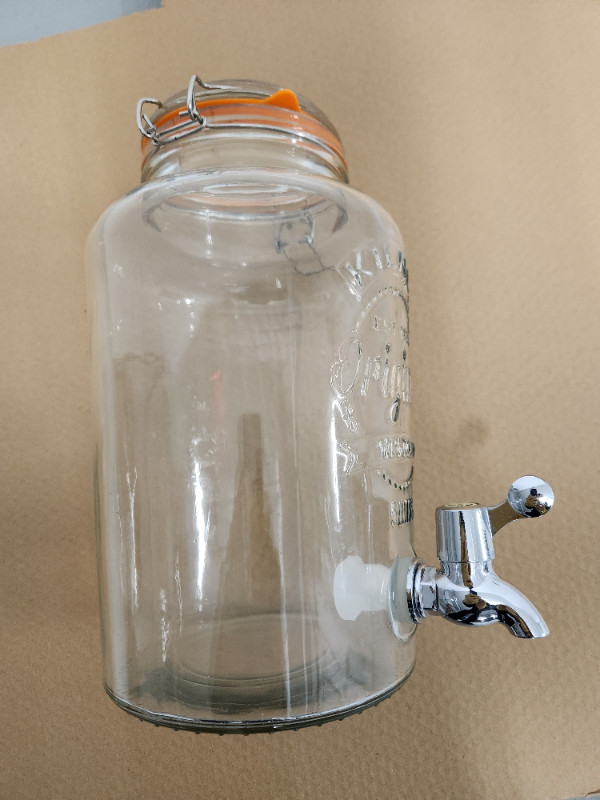 New, Kilner Quality Drink Dispenser With Clip Lid, 5L in Kitchen & Dining Wares in City of Toronto