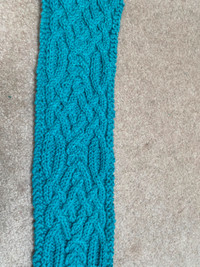 Knitted Celtic Cable Scarf