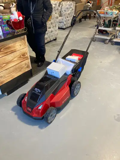 Toro lawn mower 60 volt Brand new, View more