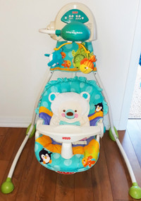 Fisher-Price Precious Planet, Open-Top Cradle 'n Swing for Baby