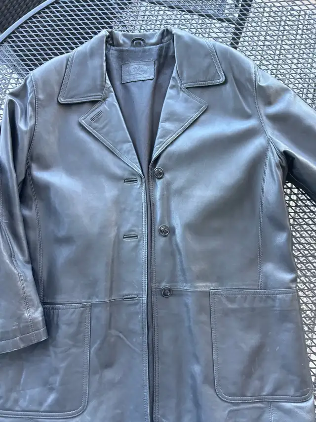 Old Hide House Leather Coat