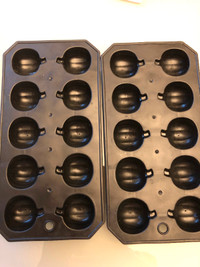 2- silicon pumpkin moulds (chocolate or ice)