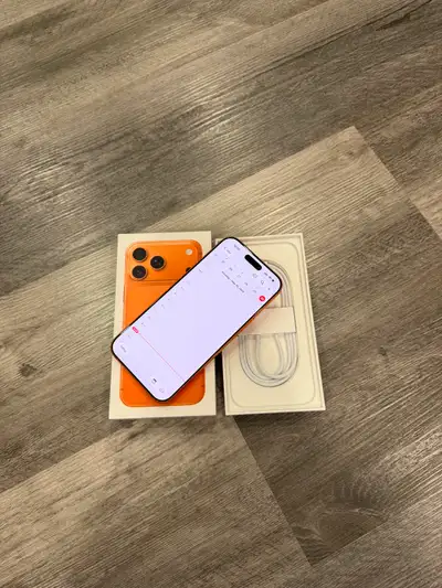 Orange iPhone 17 Pro Max 512GB - AC+ Jun 2026 - Case & Tempered, View more