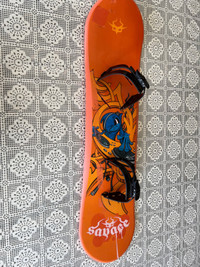 Savage Orange Snowboard