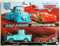 Disney Pixar Cars 1/55 Drift Party Mater + Dragon McQueen